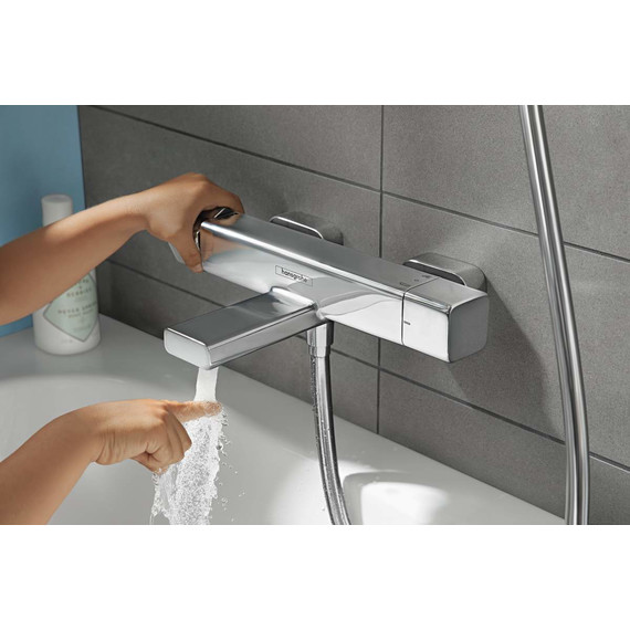 Смеситель для ванны с термостатом Hansgrohe Ecostat E 15774000 - фото 4