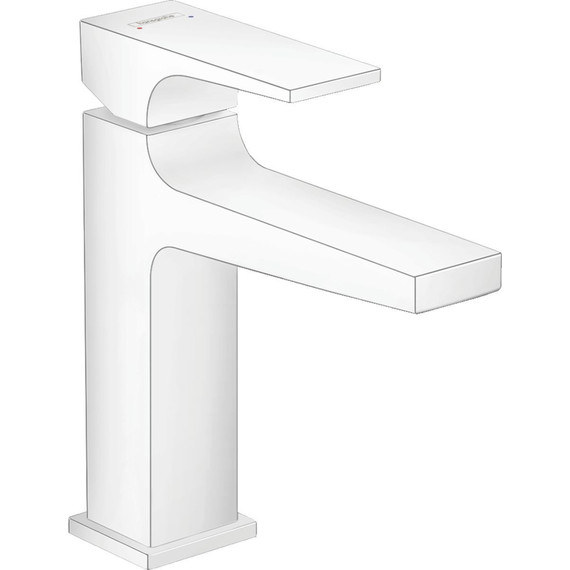 Смеситель для раковины Hansgrohe Metropol 110 32507700, белый - фото 