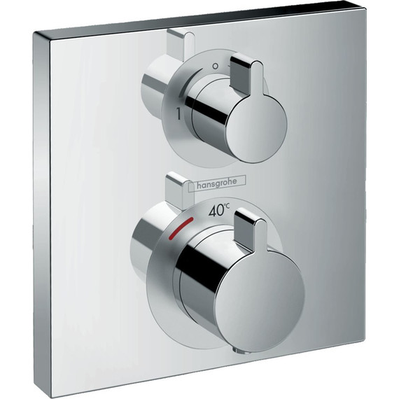 Смеситель для душа с термостатом Hansgrohe Ecostat Square 15714000 - фото 