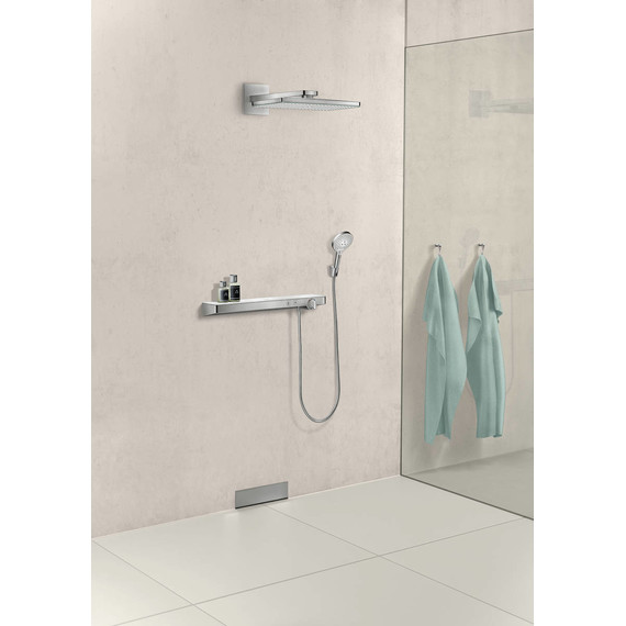 Смеситель для душа с термостатом Hansgrohe ShowerTablet Select 700 13184400, белый/хром - фото 2