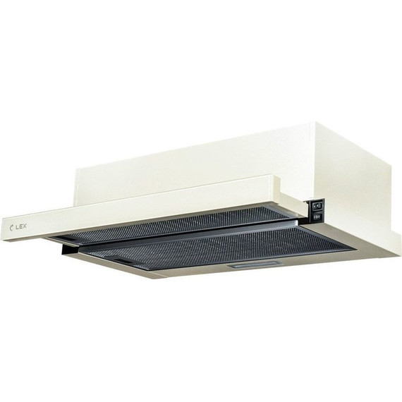 Вытяжка Lex Hubble G 600 Ivory Light CHAT000066 (белый антик стекло) - фото 
