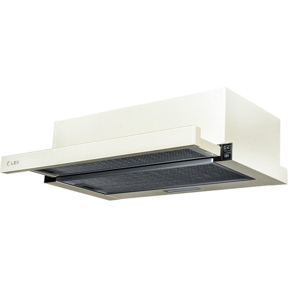 Вытяжка Lex Hubble G 2M 600 Ivory Light CHAT000068 (белый антик стекло) - фото 