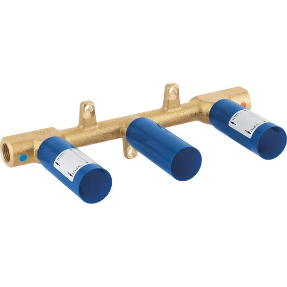 Скрытая часть для однорычажного смесителя на 3 отверстия Grohe Non Rapido Classic 29025002 - фото 3