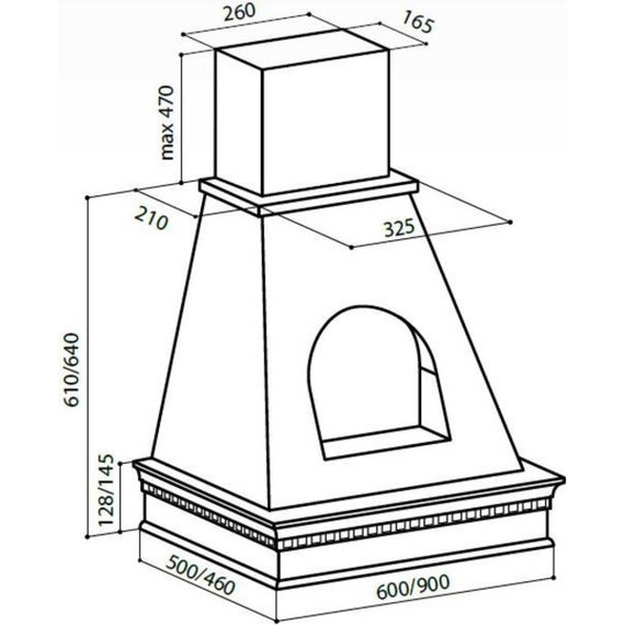 Вытяжка Lex Ancona 900 Ivory RUVI000421 - фото 7