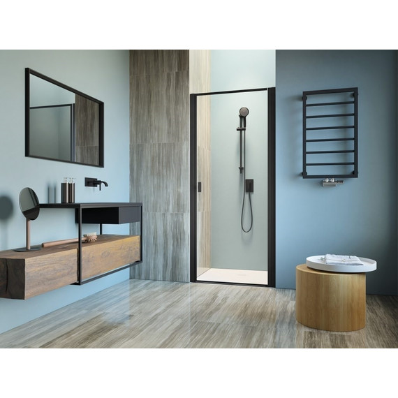 Душевая дверь Radaway Nes Black DWJ I Frame 70 см 10026070-54-56R, черный/прозрачное - фото 4