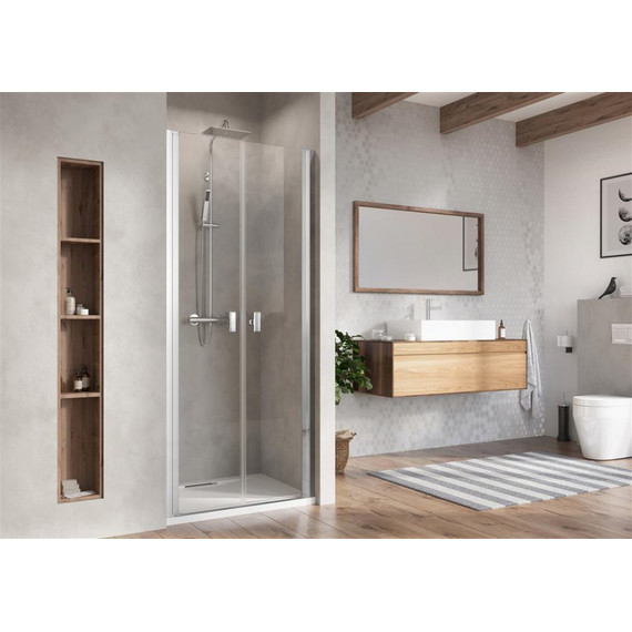 Душевая дверь Radaway Nes 8 DWD I 45L+60R 105 см (стекло 8 мм), хром/прозрачное - фото 2