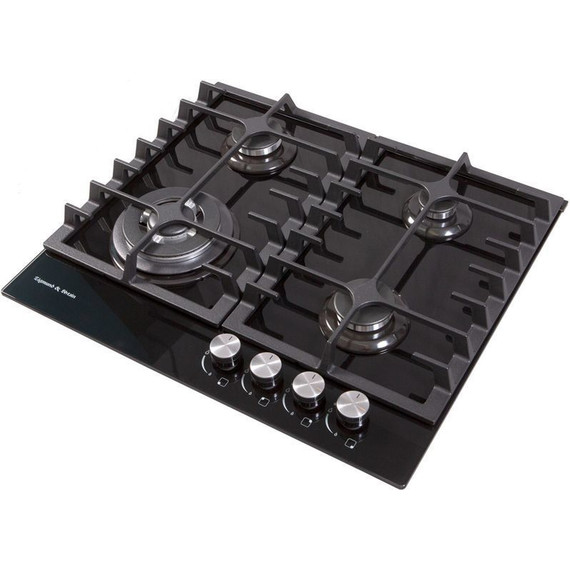 Газовая варочная поверхность Zigmund & Shtain MN 197.61 B (чёрное стекло) - фото 3