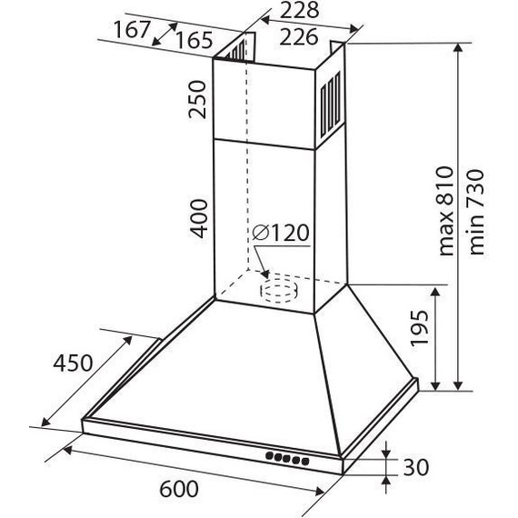 Вытяжка Zigmund & Shtain K 139.6 W - фото 3