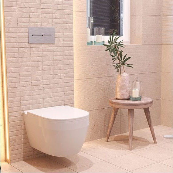 Унитаз подвесной безободковый Sole Aura с крышкой микролифт - фото 2