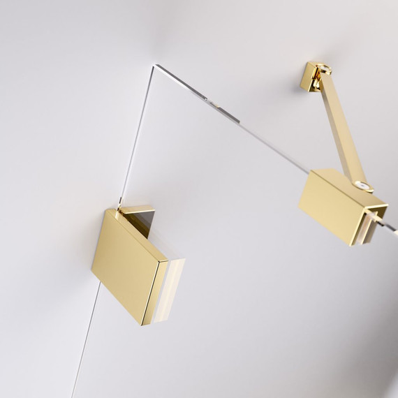 Шторка для ванны Radaway Essenza Pro Gold PNJ II 60 см 10101060-09-01, золото/прозрачное - фото 4