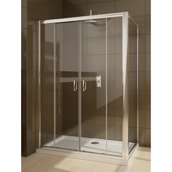 Душевое ограждение Radaway Premium Plus DWD+S 160х80 см, хром/прозрачное - фото 