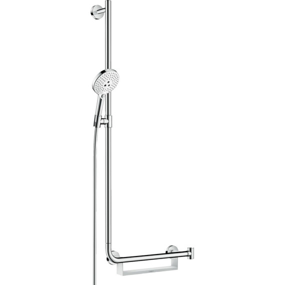 Душевой гарнитур Hansgrohe Raindance Select S 120 3jet 26324400, белый/хром - фото 