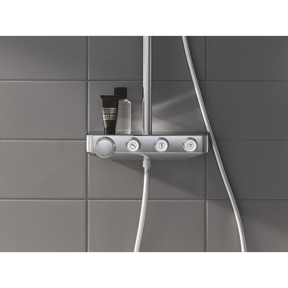 Душевая стойка с термостатом Grohe Euphoria SmartControl 310 DUO 26507000 - фото 11