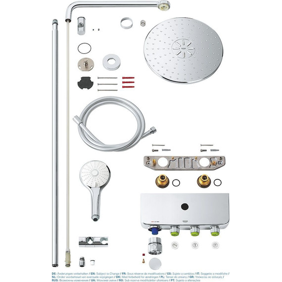 Душевая стойка с термостатом Grohe Euphoria SmartControl 310 DUO 26507000 - фото 2