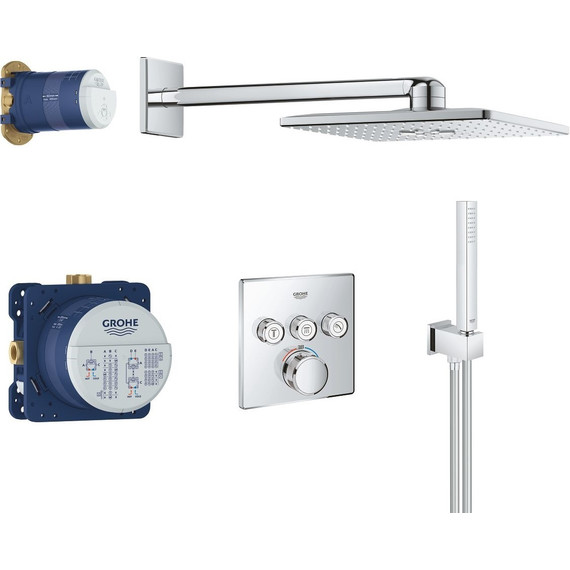 Душевая система для душа с термостатом Grohe Grohtherm SmartControl Perfect 34706000 - фото 