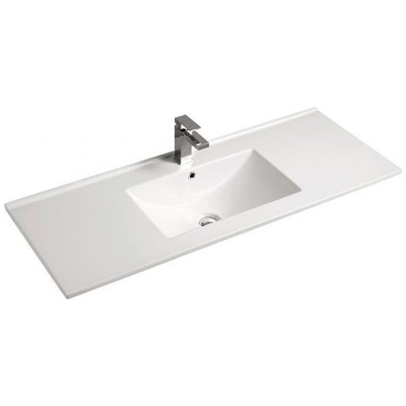 Тумба подвесная с раковиной Mirsant Next 120 см (раковина Next 120), белый - фото 4