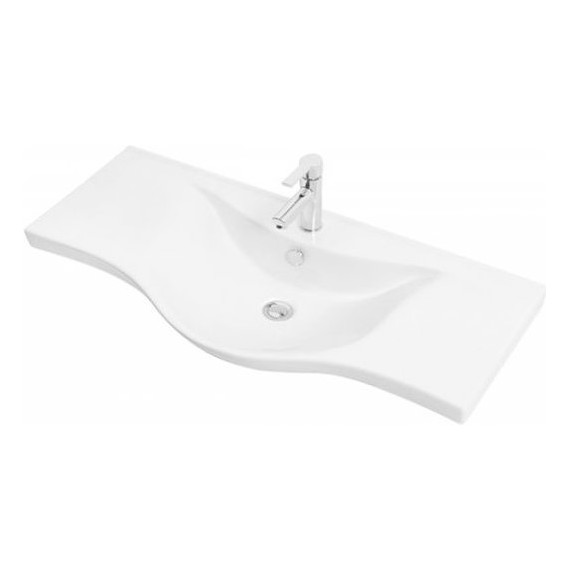 Тумба напольная с раковиной Mirsant Soho 100 см, белый - фото 5