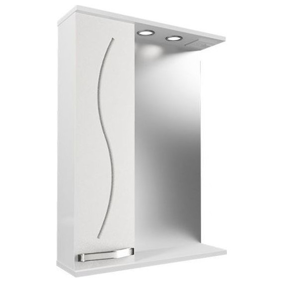 Зеркало-шкаф Mirsant Сандра 60/2 60 см L - фото 