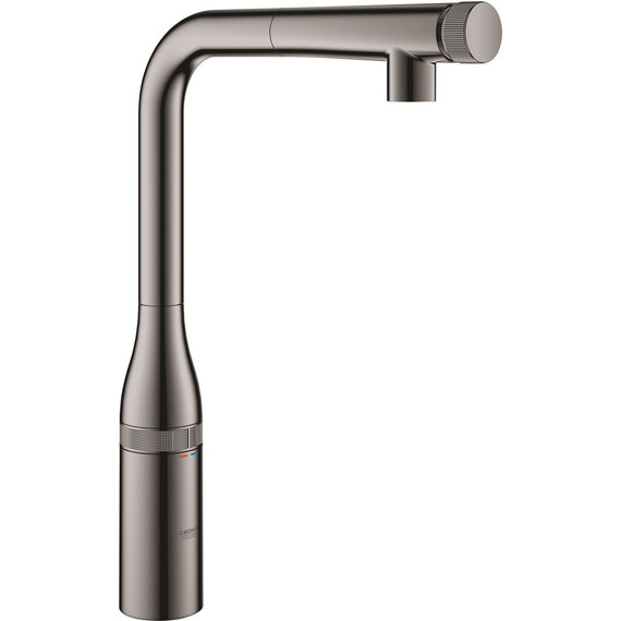 Смеситель для кухни Grohe Essence SmartControl 31615A00, тёмный графит глянец - фото 