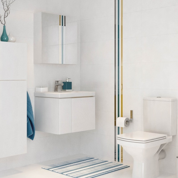 Тумба подвесная с раковиной Cersanit Colour 50 см SZ-COL-CM/COL/50 - фото 4