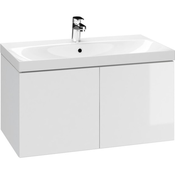 Тумба подвесная с раковиной Cersanit Colour 80 см SZ-COL-CM/COL/80 - фото 