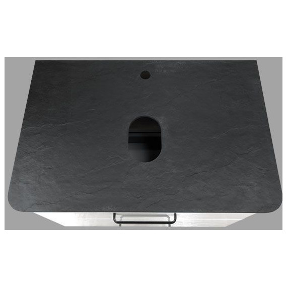 Тумба подвесная с раковиной Comforty Амстердам 75 см, белый - фото 7