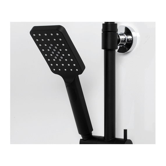 Душевая стойка с термостатом WasserKraft Thermo A11401, черный - фото 4