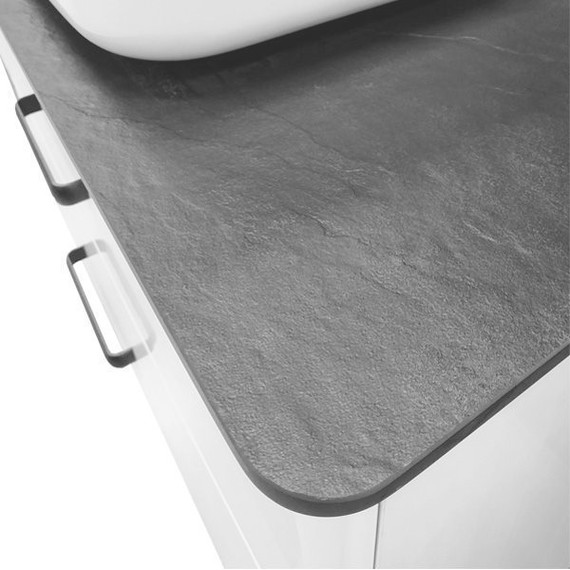 Тумба подвесная с раковиной Comforty Амстердам 95 см, белый - фото 7