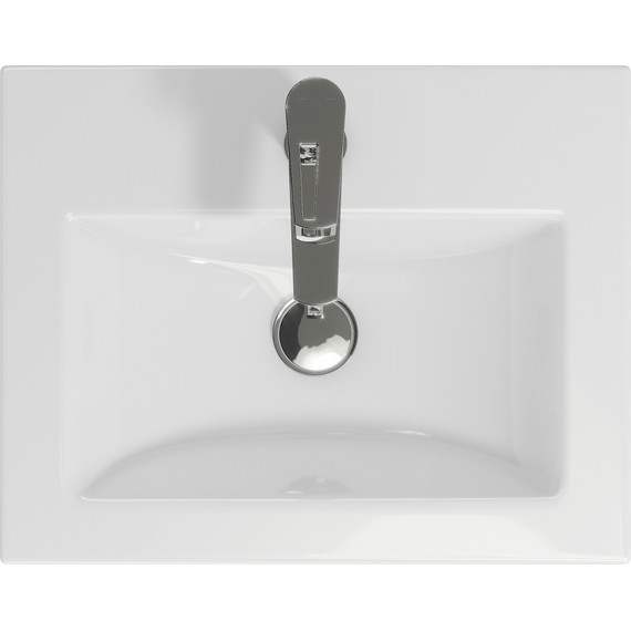 Тумба подвесная с раковиной Cersanit Lara 50 см 64131 - фото 12