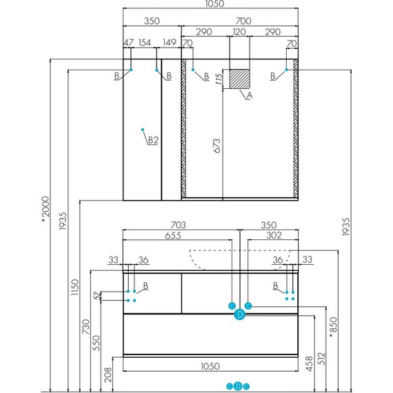 Зеркало Акватон Терра 70 см Led 1A247002TEDY0, дуб кантри - фото 12