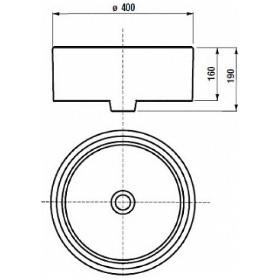 Раковина-чаша Roca Mila 40 см 32700C000 - фото 4
