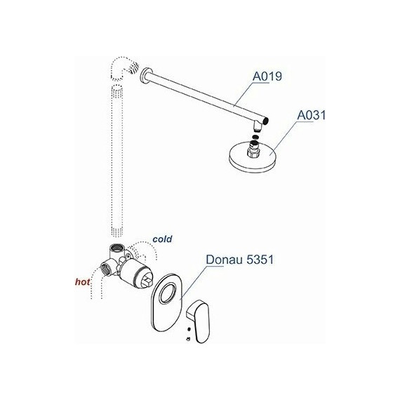 Душевая система для душа WasserKraft A12031 - фото 5