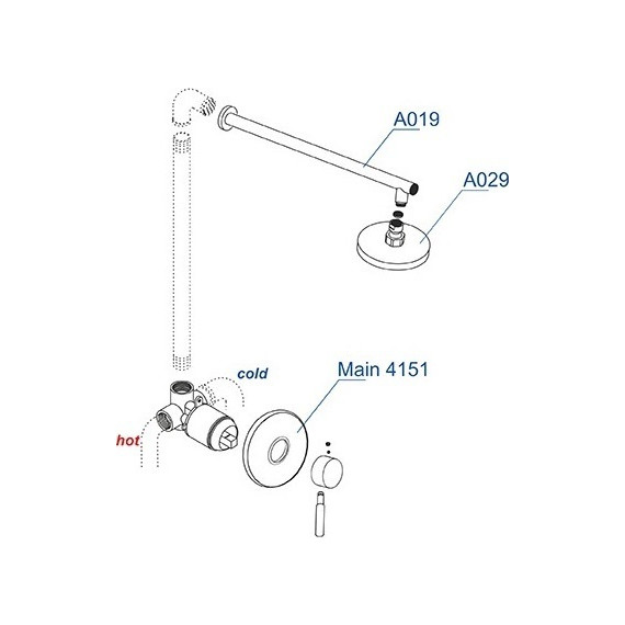 Душевая система для душа WasserKraft A12429 - фото 5