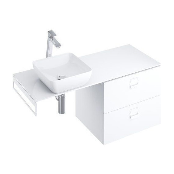 Тумба подвесная со столешницей Ravak SD Comfort 120 см X000001377, белый - фото 
