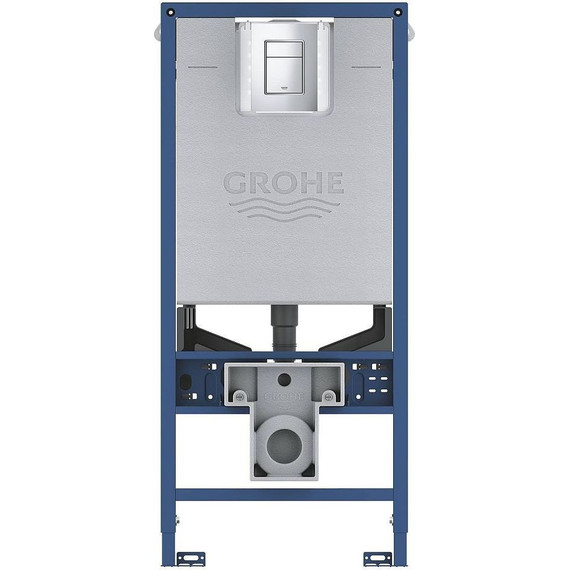 Инсталляция для подвесного унитаза Grohe Rapid SLX 39603000 (кнопка хром) - фото 3