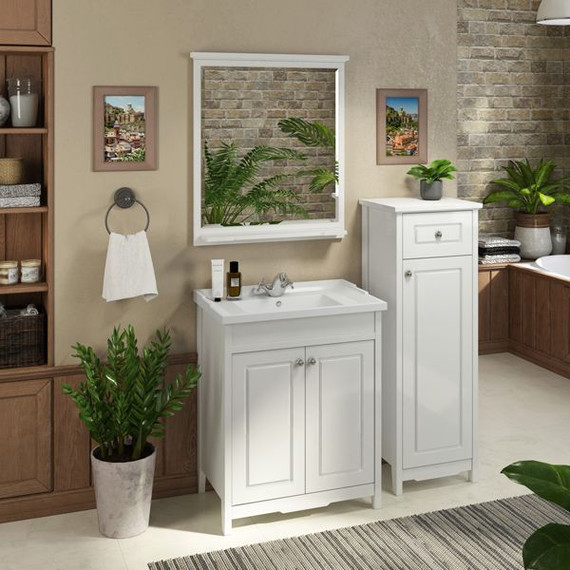 Тумба напольная с раковиной Comforty Тбилиси 70 см, белый - фото 5