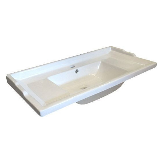 Тумба напольная с раковиной Comforty Тбилиси 90 см, белый - фото 6