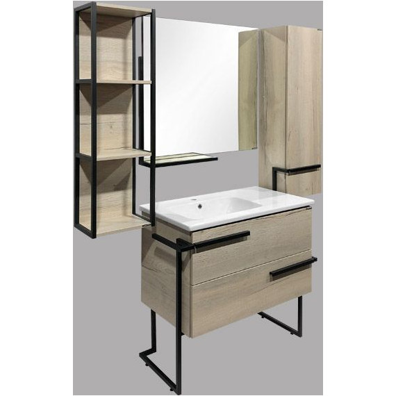 Шкаф подвесной Comforty Дюссельдорф 35M см, дуб дымчатый - фото 4