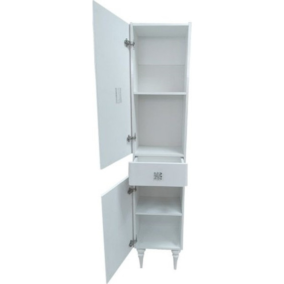 Пенал напольный Comforty Монако 40 см L, белый - фото 2