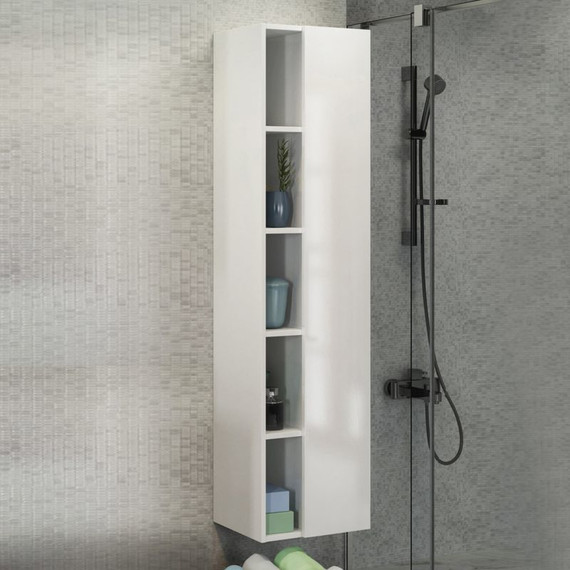 Пенал подвесной Comforty Милан 40 см, белый - фото 8