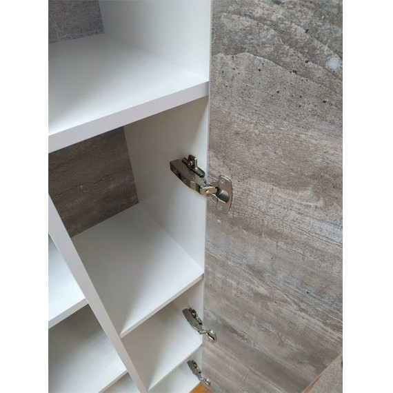 Пенал подвесной Comforty Турин 45 см, дуб бежевый - фото 6