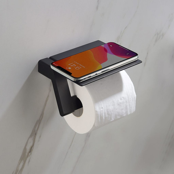 Держатель для туалетной бумаги Timo Selene 14043/03, черный - фото 2