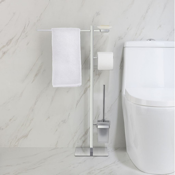 Стойка с держателем и ёршиком Timo Selene 10085/00 - фото 2