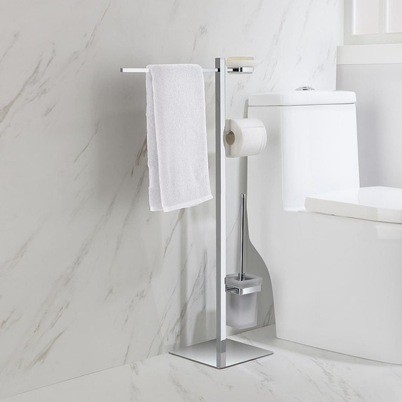 Стойка с держателем и ёршиком Timo Selene 10085/00 - фото 3