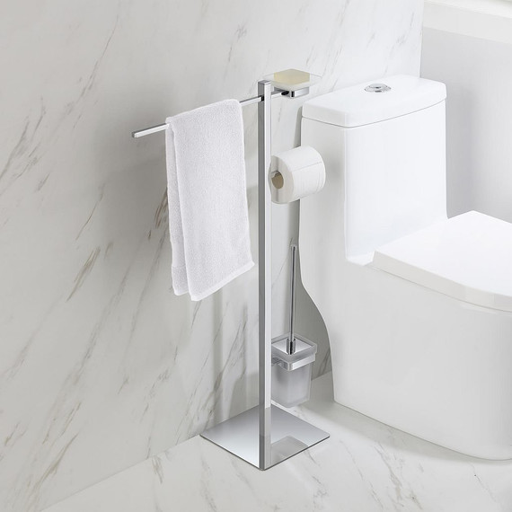 Стойка с держателем и ёршиком Timo Selene 10085/00 - фото 4