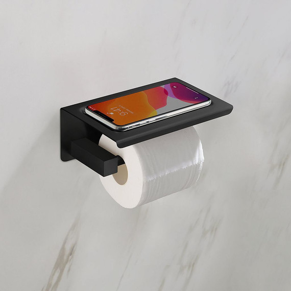 Держатель для туалетной бумаги Timo Selene 14044/03, черный - фото 2