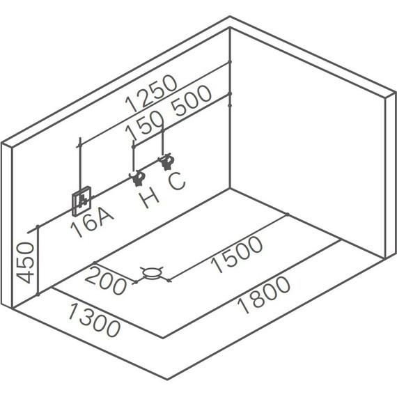 Ванна гидромассажная Gemy G9259 180x130 см - фото 5