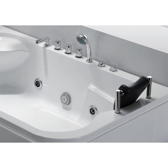 Ванна гидромассажная Gemy G9085 B 180x116 см L - фото 3