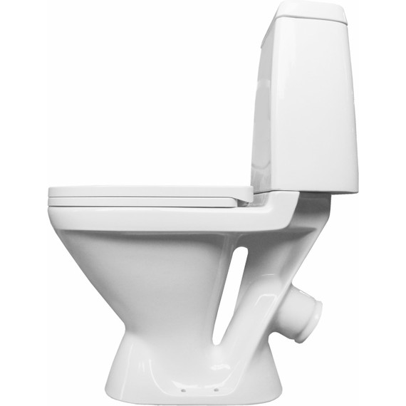 Унитаз-компакт Sanita Кама комфорт WC.CC/Kama/2-TM/WHT.G/S1 с крышкой - фото 3
