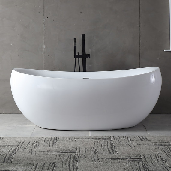 Ванна отдельностоящая Abber AB9236 170x80 см - фото 